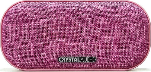 Crystal Audio Tub Ηχείο Bluetooth 5W με διάρκεια μπαταρίας έως 8 ώρες Ροζ BS-03-P