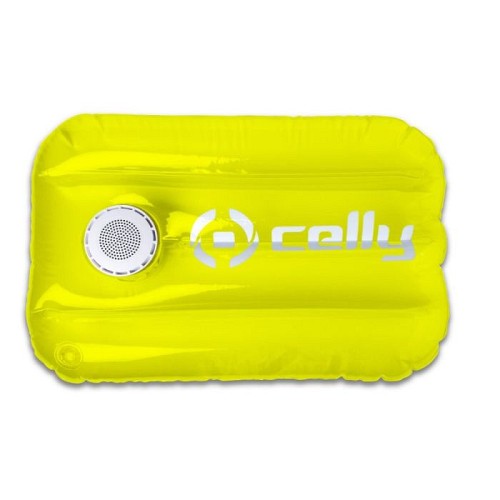 Celly Pool Αδιάβροχο Ηχείο Bluetooth 3W με διάρκεια μπαταρίας έως 4 ώρες Κίτρινο